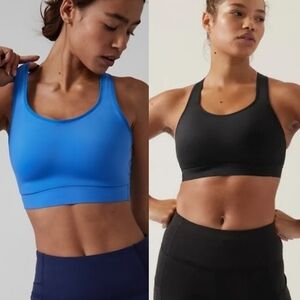 2 Athleta HUSTLE II Sports Bras 34D/DD